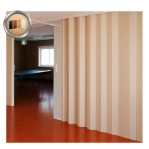 Accordion wall, Operable wall