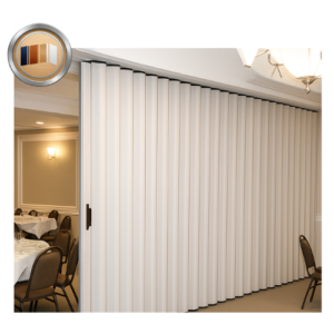 Accordion wall, Operable wall