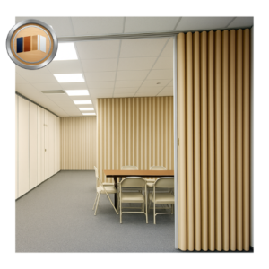 Accordion wall, Operable wall